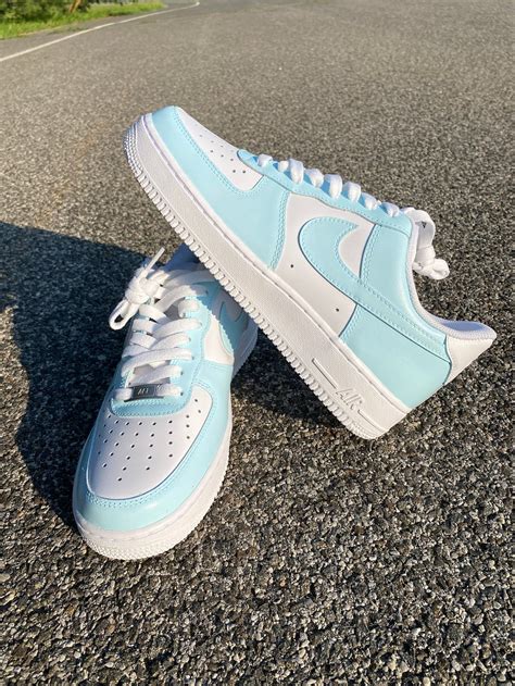 nike air force baby blauw|Nike Air Force one baby blue.